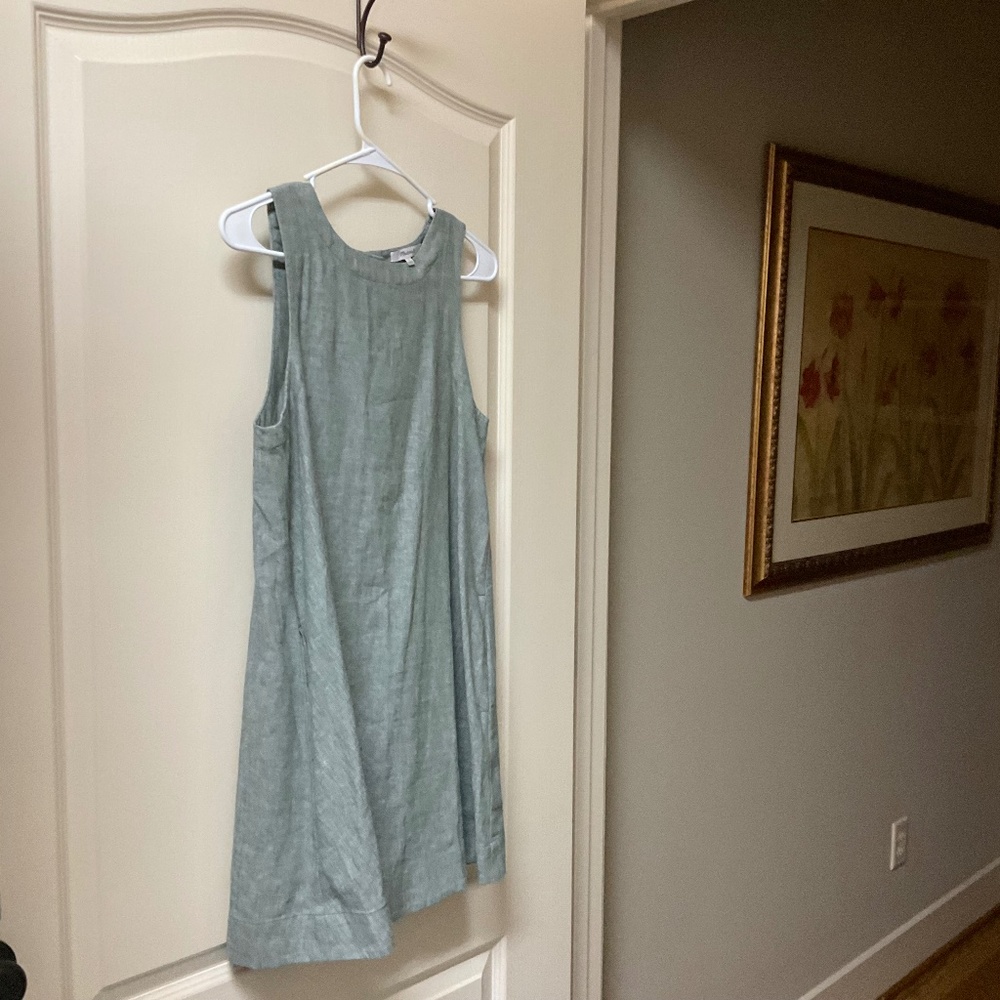 Madewell Mint Green Sleeveless Mini Dress